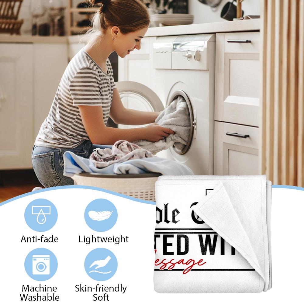 The Cuddle Time Personalized Blanket For Couple Nh00