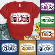 Personalized Shirt Mascot School, Custom School's Name Teacher Life Hk10 Vr2