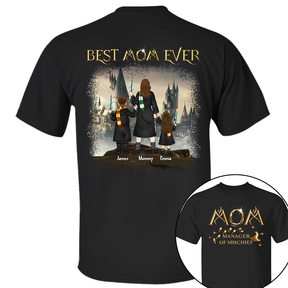 Custom Mom Manager Of Mischief Magical Mom Shirt - N3005 VH01