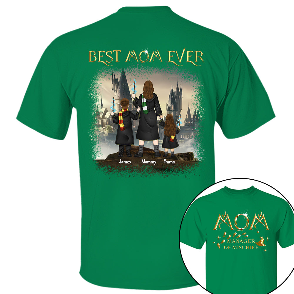 Custom Mom Manager Of Mischief Magical Mom Shirt - N3005 VH01
