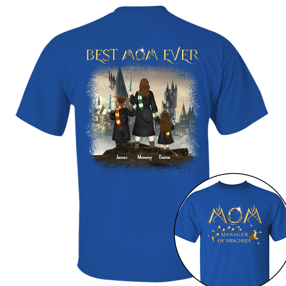 Custom Mom Manager Of Mischief Magical Mom Shirt - N3005 VH01