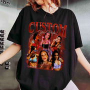 Custom Bootleg Rap Tee, Custom Photo - Vintage Graphic 90s T-shirt, Custom Photo Shirt, Custom Your Own Bootleg Idea Here, Insert Your Design