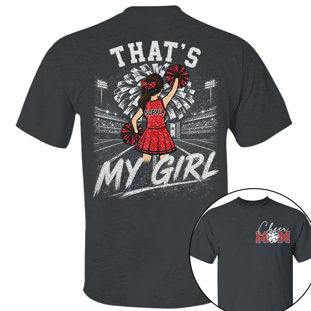 Personalized Cheer Mom Shirt, Custom Those Are My Boys T-Shirt, Team Name & Player Number Tee, Cheerleading Season Gift NA02 VH01