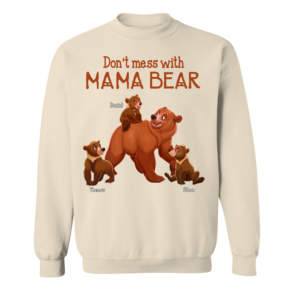 Don't Mess with Mama Bear - Personalized Shirt For Grandma Hv01