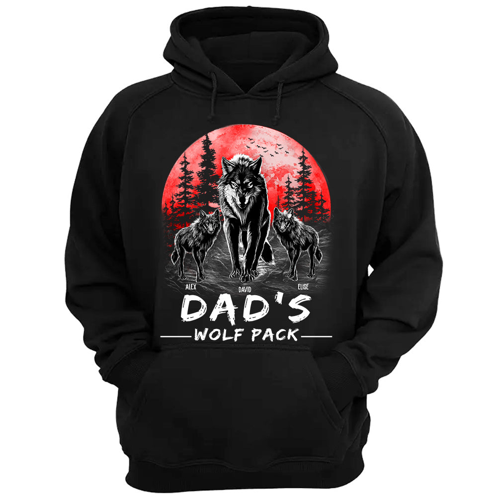 Dad Wolf Pack Personalized Shirt Nh00