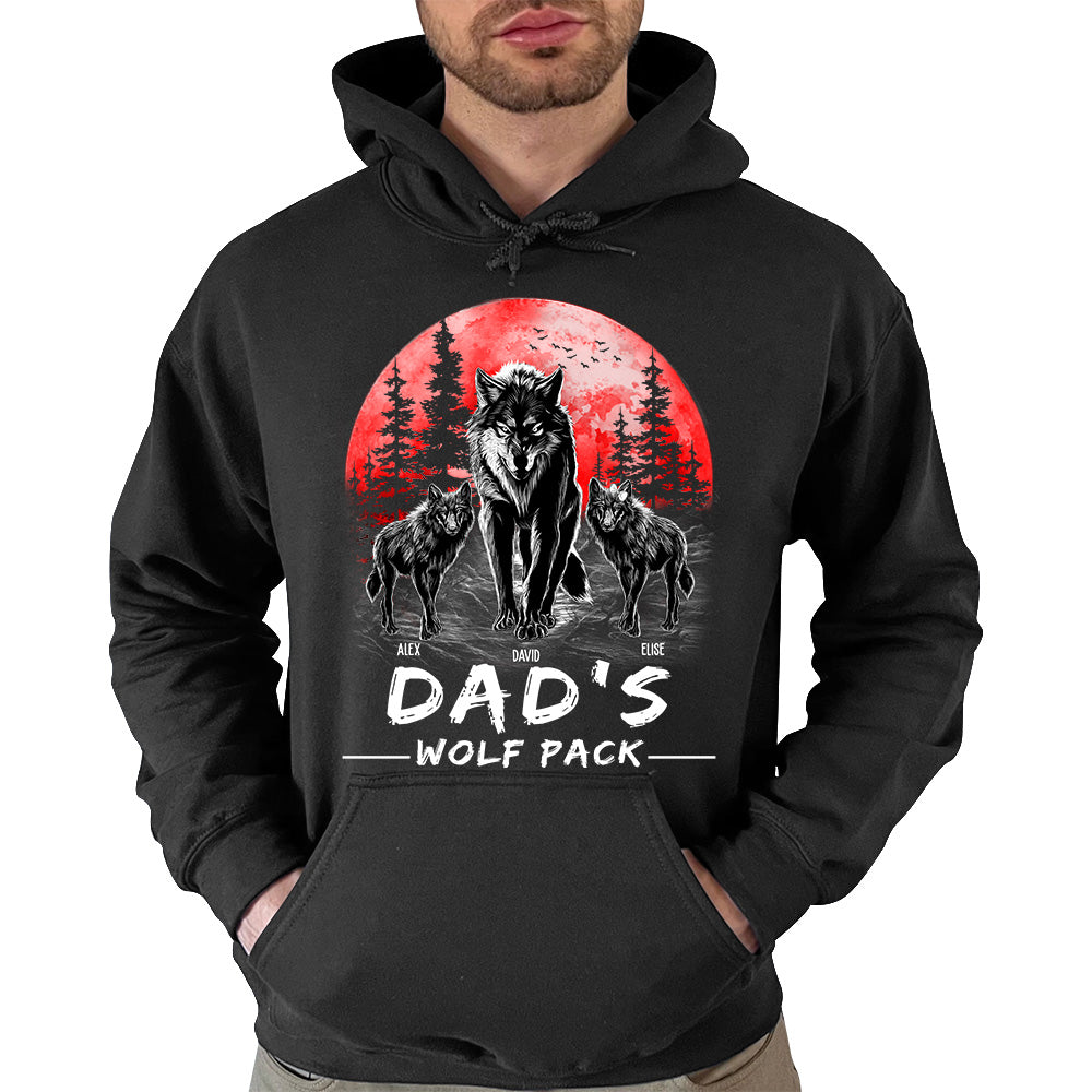 Dad Wolf Pack Personalized Shirt Nh00