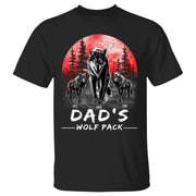 Dad Wolf Pack Personalized Shirt Nh00
