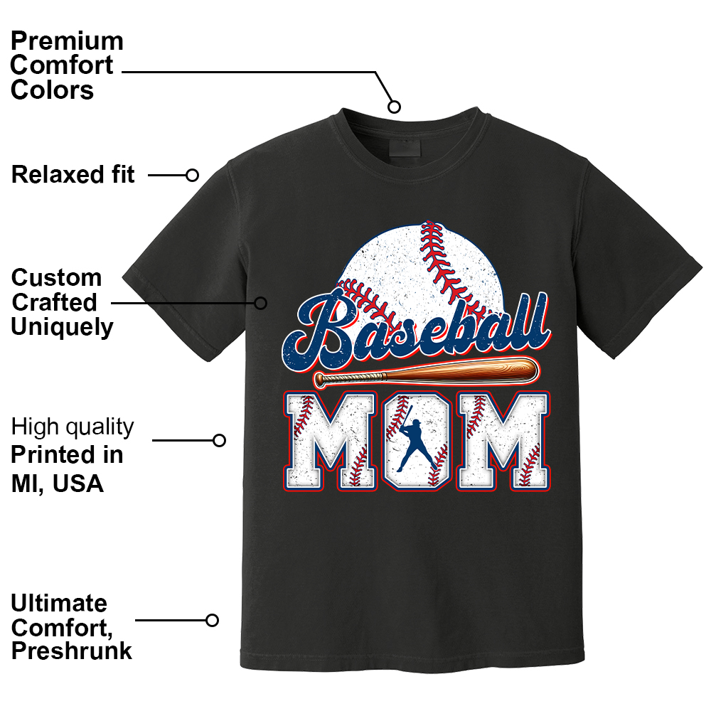 Personalized Baseball Shirt, Baseball Mom, Gift For Baseball Lover Tu24