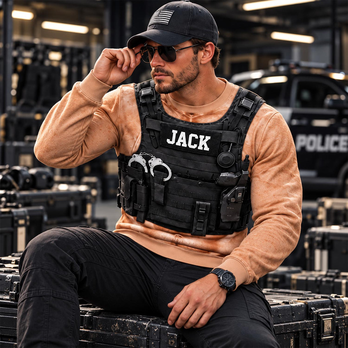 Police Officers Tactical Vest 3D Shirt - Personalized Gifts For Police Officers C2408 Pt99 TL06