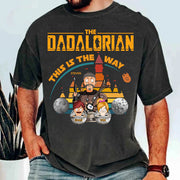 The Dadalorian This Is The Way - Personalized Shirt For Dad Custom Nickname With Kids Pt99