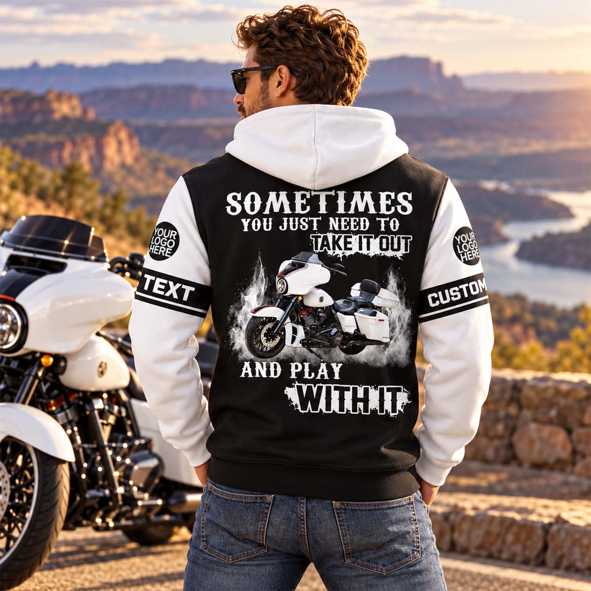 Take It Out & Play - Personalized Motorcycle Photo All Over Print Shirts - Gift For Bikers A2110 KL07
