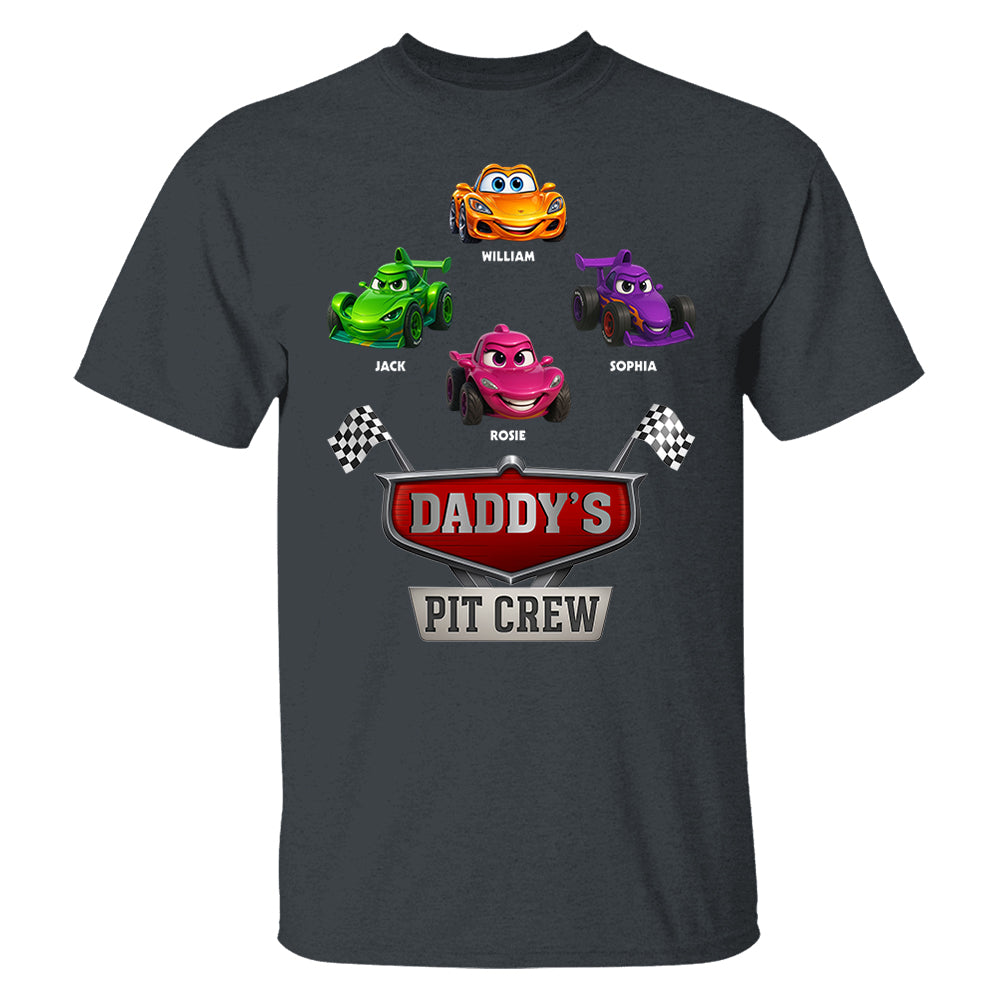 Daddy's Pit Crew - Personalized Shirt Pt99