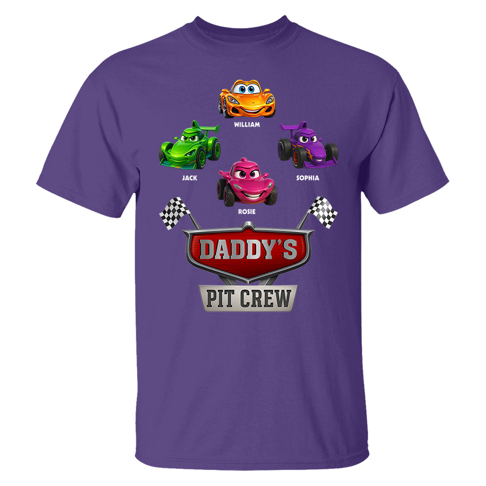 Daddy's Pit Crew - Personalized Shirt Pt99