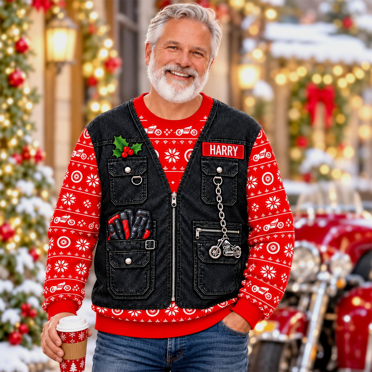 Oh What Fun It Is To Ride - Custom Photo Motorcycle All Over Print Shirts - Gift For Bikers A2110 Hv01 TL06