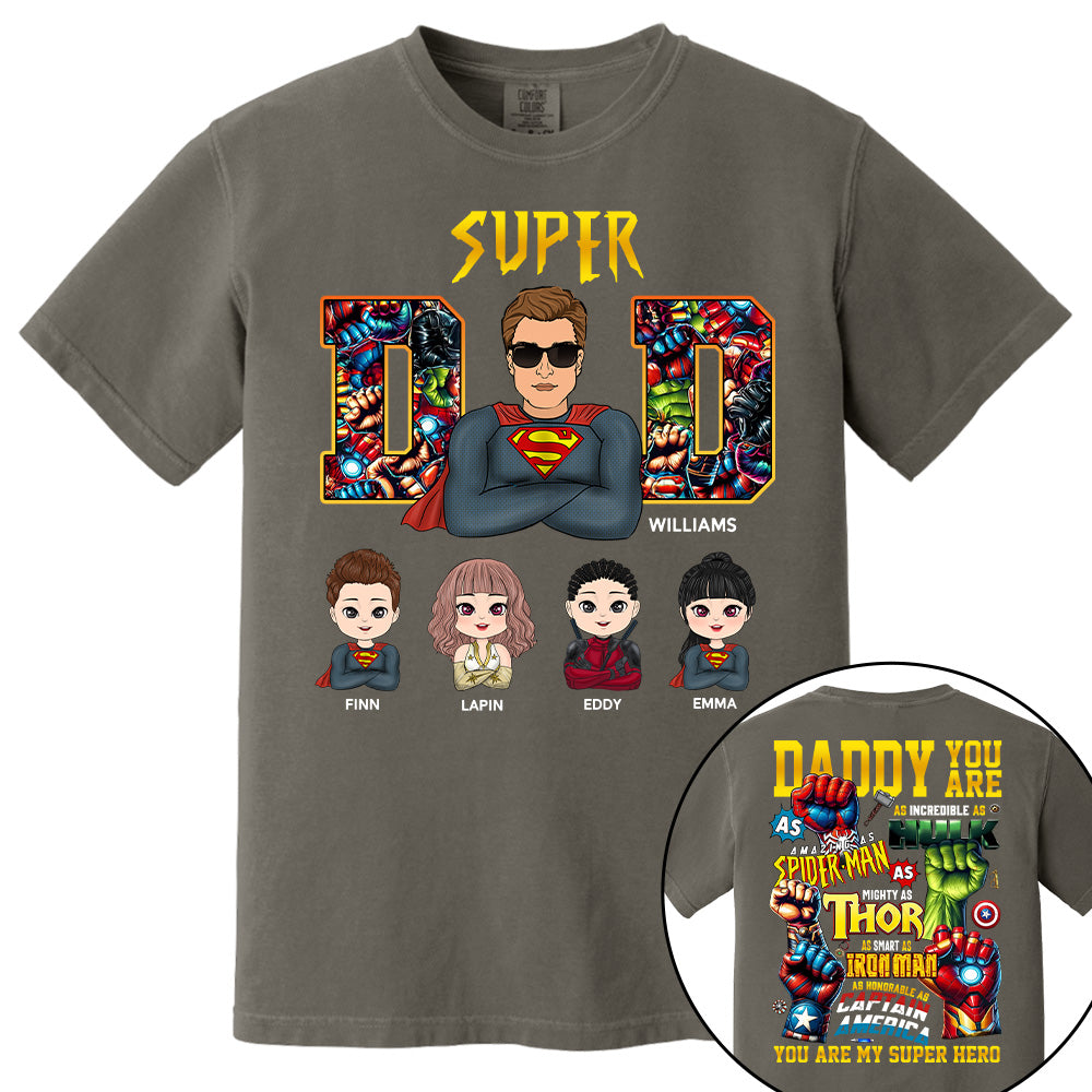 Super Dad Daddy You Are - Personalized Shirt Gift For Dad Vr2 Tu20
