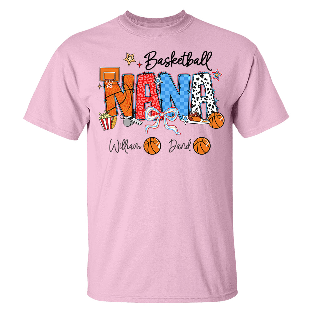 Basketball Mama - Personalized Shirt Gift For Grandma