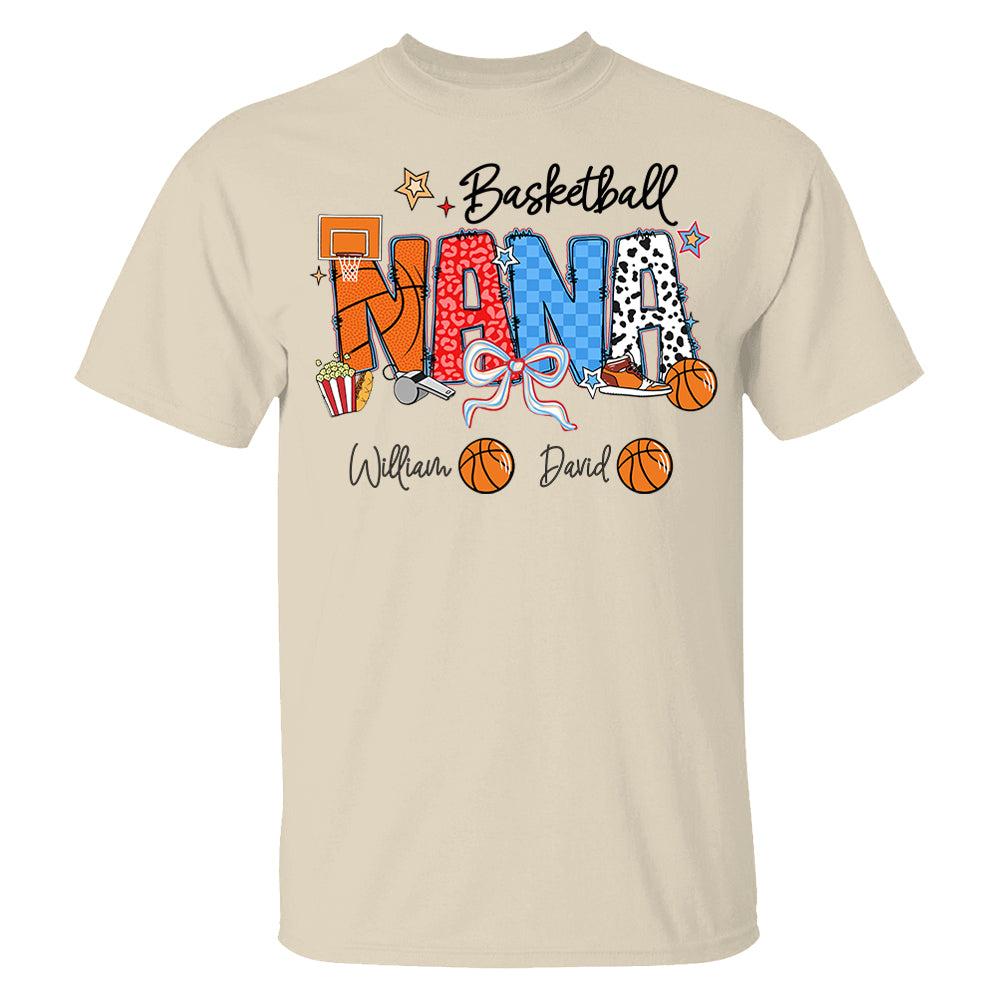 Basketball Mama - Personalized Shirt Gift For Grandma