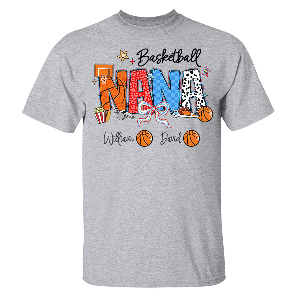 Basketball Mama - Personalized Shirt Gift For Grandma