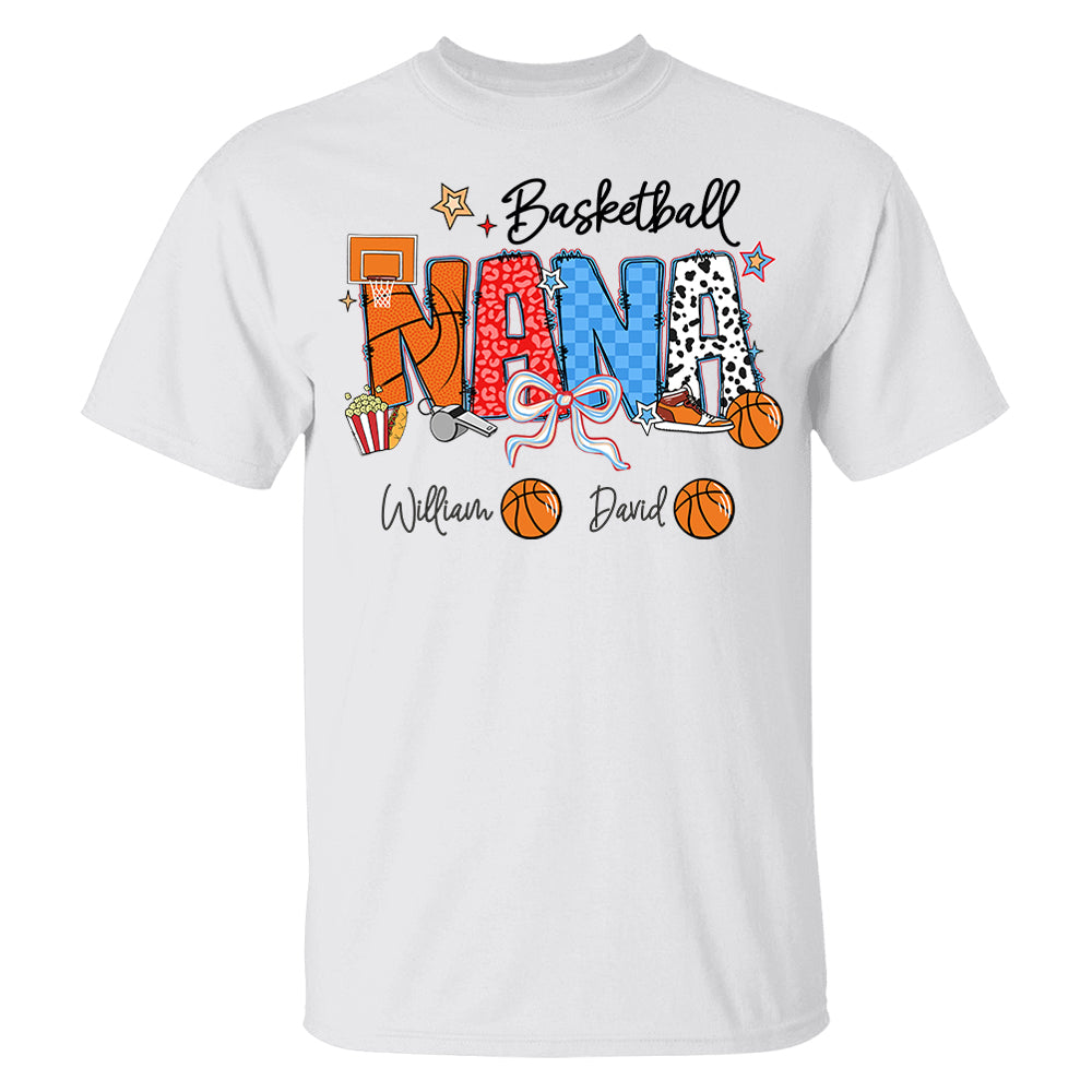 Basketball Mama - Personalized Shirt Gift For Grandma
