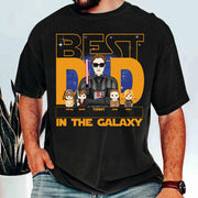 Best Dad In The Galaxy - Personalized Shirt For Dad, Custom Gift For Dad Father's Day NA04 Pt99