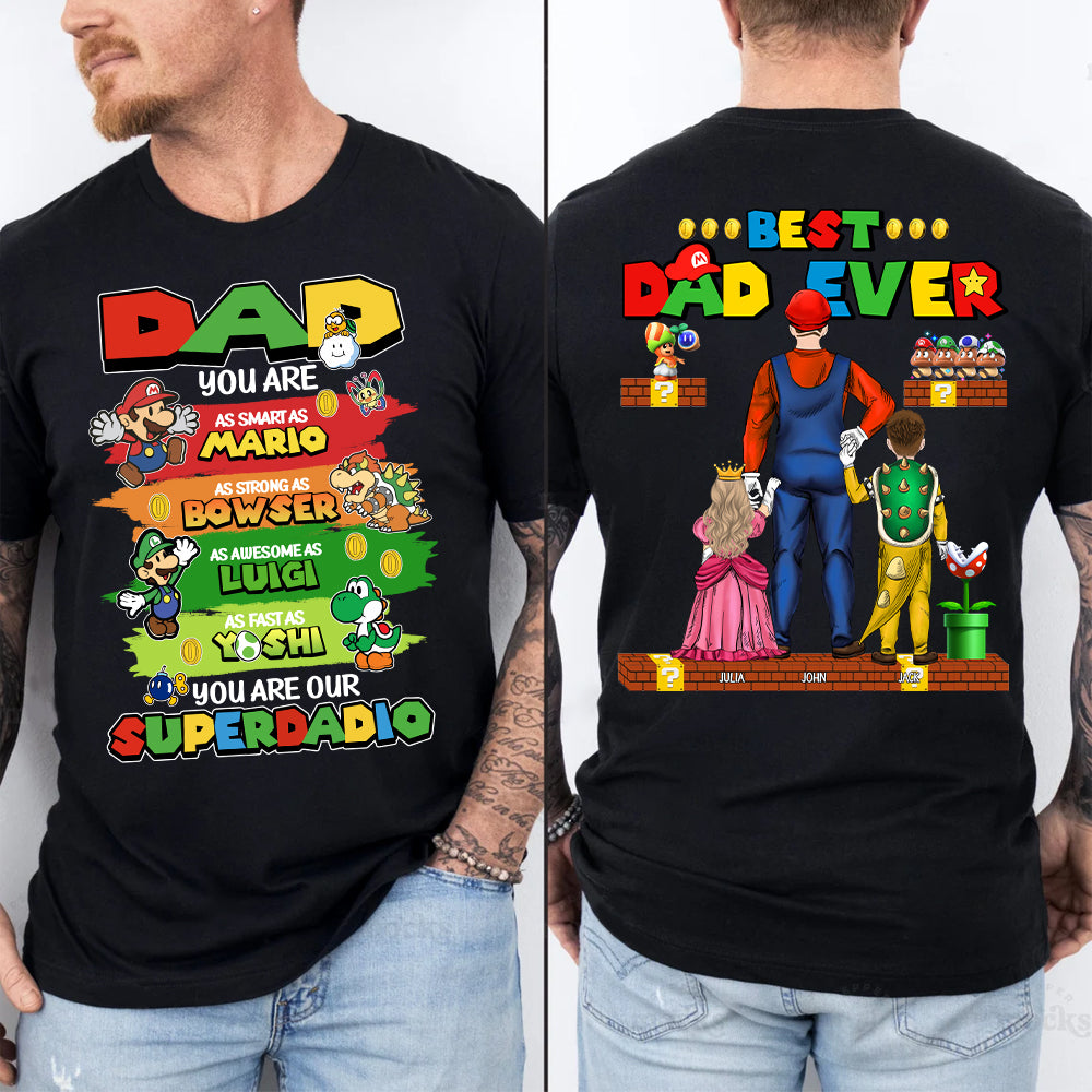Super Daddio Best Dad Ever, Personalized Shirt, Gift For Dad, Father's Day T1807 Nh00