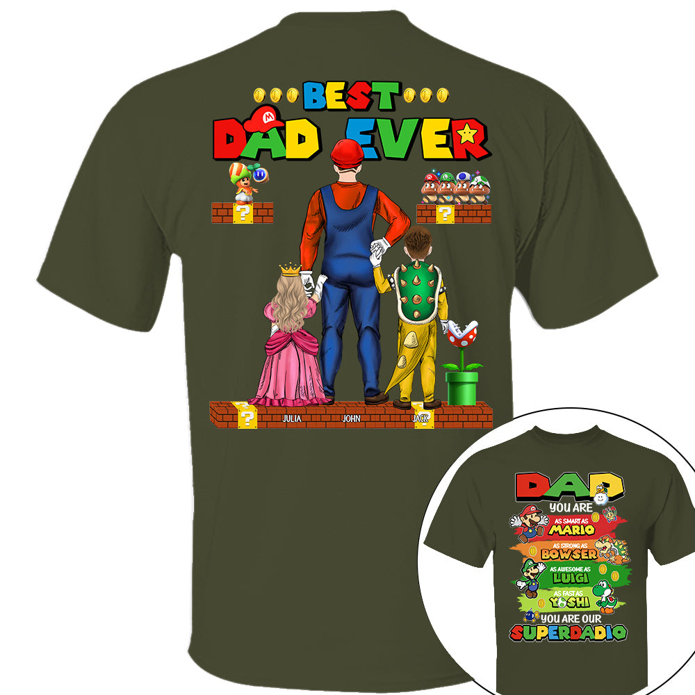 Super Daddio Best Dad Ever, Personalized Shirt, Gift For Dad, Father's Day T1807 Nh00