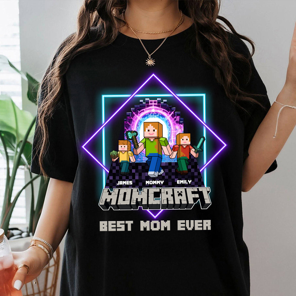Custom Momcraft Happy Mother's Day Trending Game Shirt - N3005 VH01