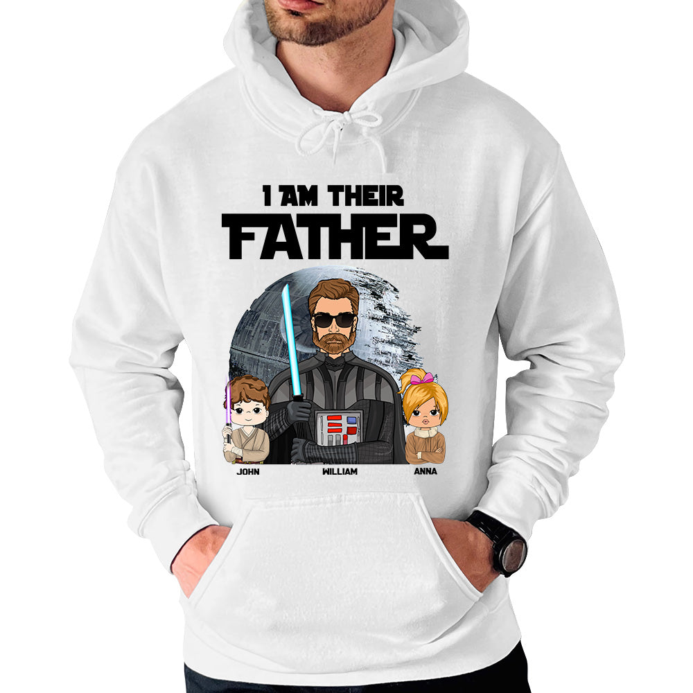 I Am Their Father - Custom Shirt With Kids Gift For Dad Mom