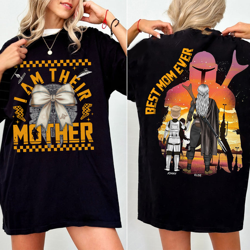 I Am Their Mother - Personalized Shirt For Mom - Custom Kid Shirt Mother's Day vr2 HIXX
