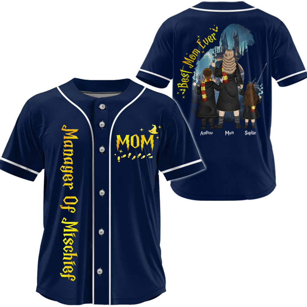 Mom Manager of Mischief, Personalized Best Mom Ever Shirt, Gift For Mom A2110 Tu20