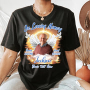 In Loving Memory - Personalized Photo Memorial Shirt Tu24