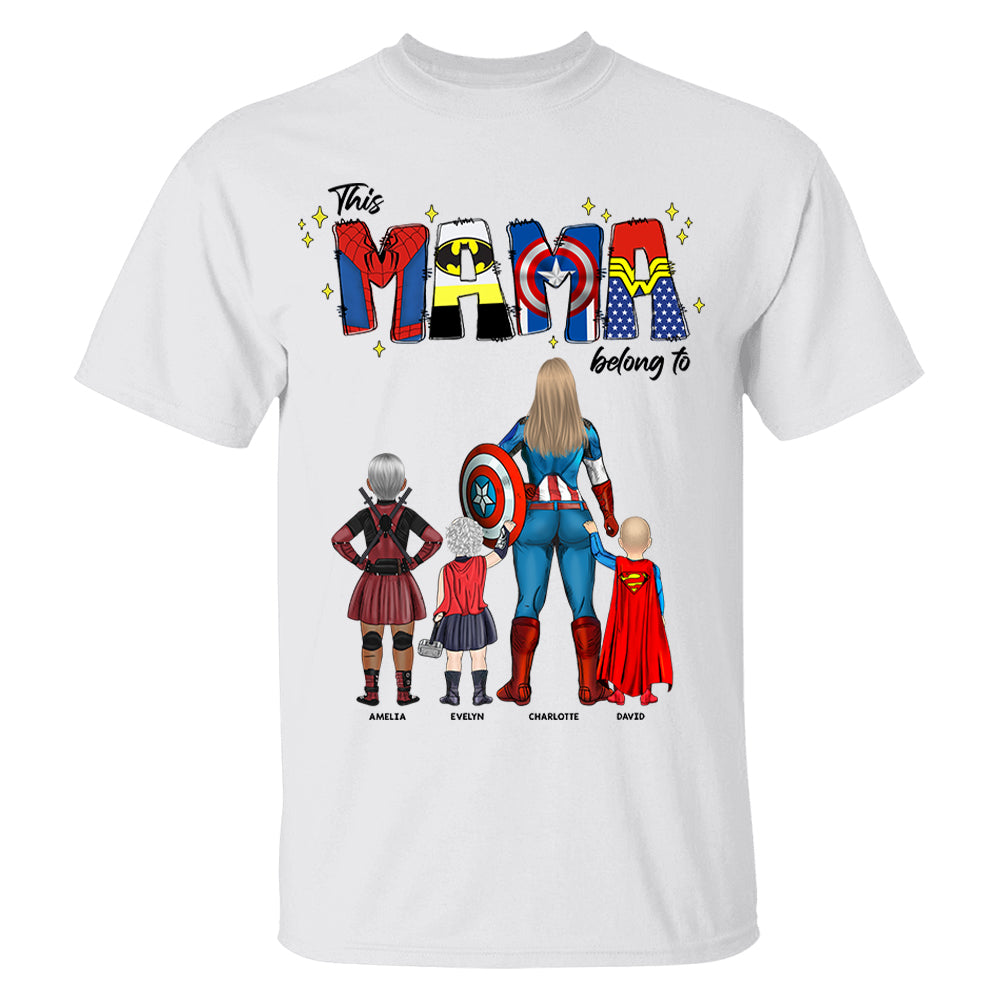 This Mama Belongs To - Personalized Gifts For Mom NA04 Hv01