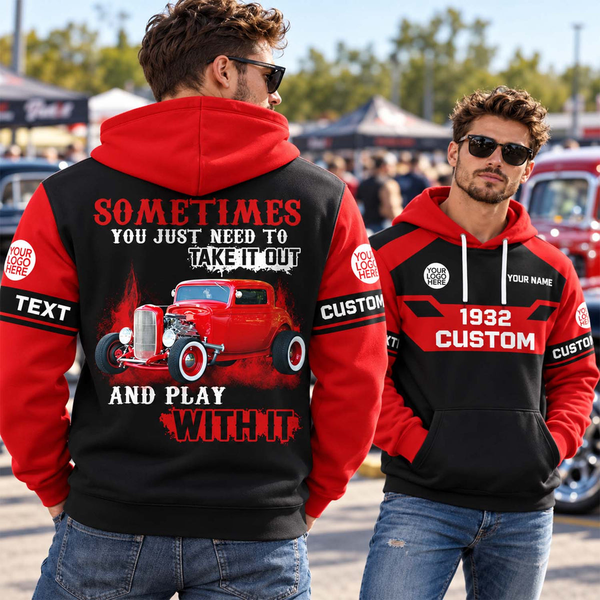 Take It Out & Play - Personalized Muscle Car Photo All Over Print Shirts - Gift For Car Lovers A2110 Pt99 KL07
