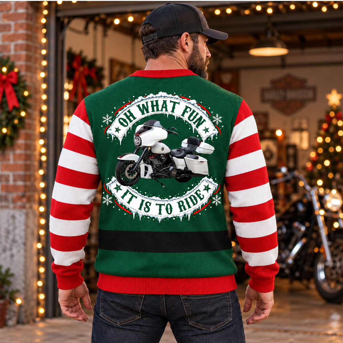 Oh What Fun It Is To Ride - Funny Biker All Over Print Shirts - Matching Biker Couple 3D Shirts - Gift For Motorcycle Lover A2110 Hv01 TL06