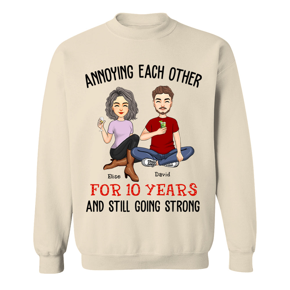Annoying Each Other For Years And Still Going Strong Anniversary Wedding Shirt Gift For Husband Wife Dad Mom Nh00