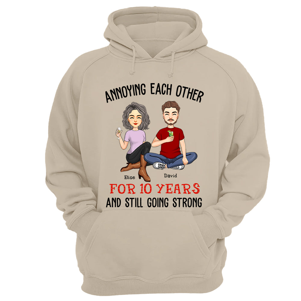Annoying Each Other For Years And Still Going Strong Anniversary Wedding Shirt Gift For Husband Wife Dad Mom Nh00