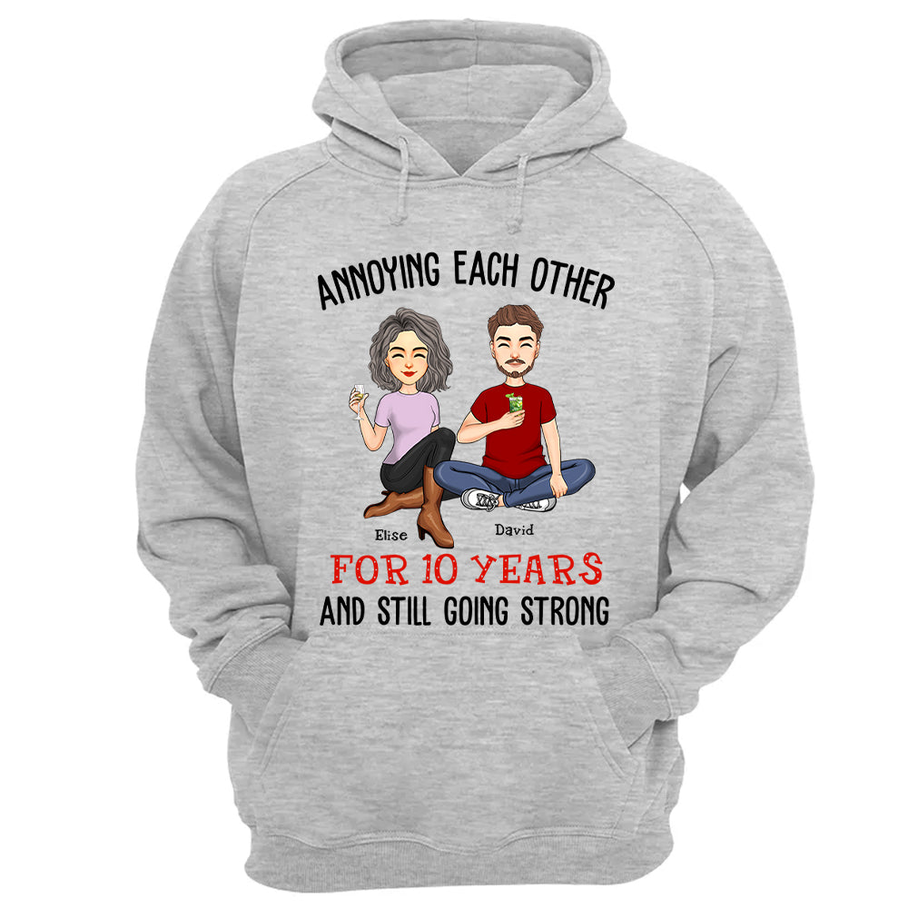 Annoying Each Other For Years And Still Going Strong Anniversary Wedding Shirt Gift For Husband Wife Dad Mom Nh00