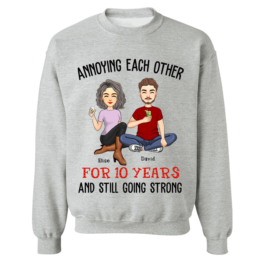 Annoying Each Other For Years And Still Going Strong Anniversary Wedding Shirt Gift For Husband Wife Dad Mom Nh00