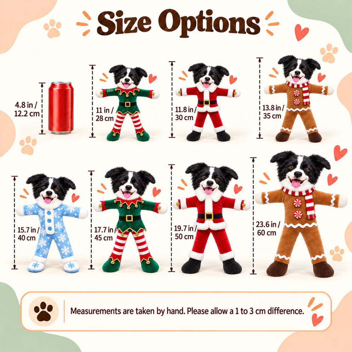 My Merry Pup, Personalized Photo Pet Squishy Toy Poseable Plush Doll, Funny Gift For Dog Mom, Dad, Cat Lover T1807 Hv01 TL06