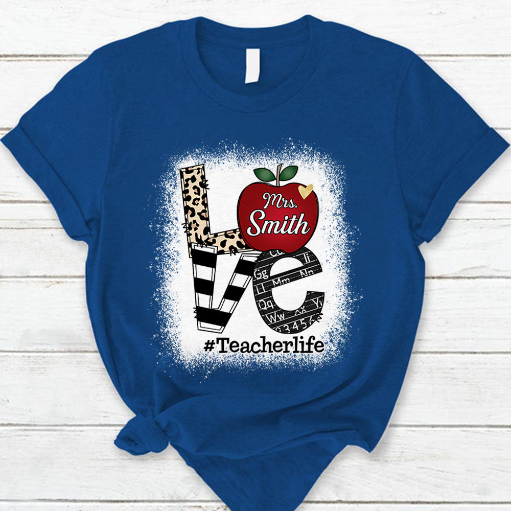 Personalized Shirt Title Can Be Changed Love Teacher Life Shirt For Teachers Hk10 Trhn