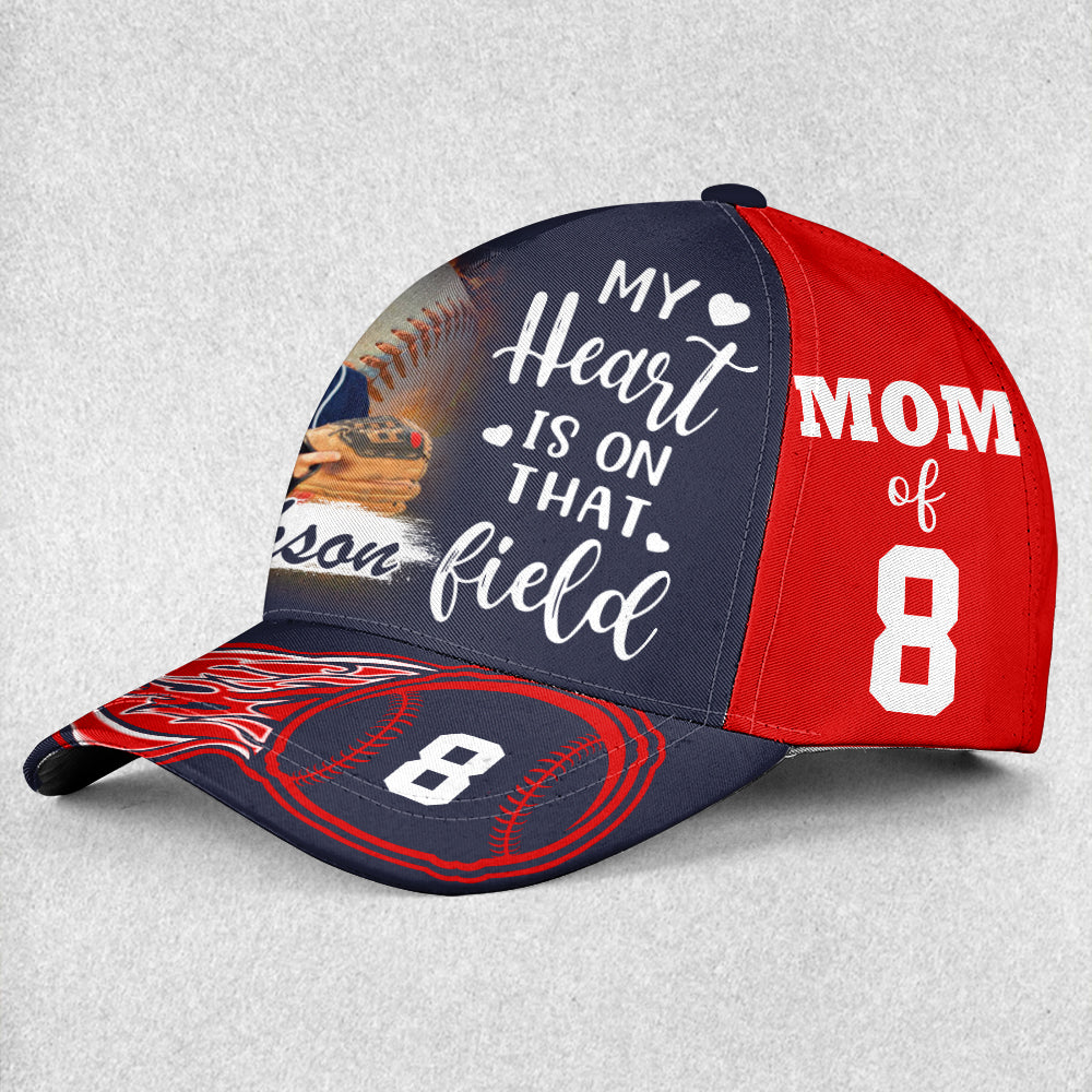 I Will Always Be Your Biggest Fan Custom Photo Cap GameDay Cap Gift For Baseball Mom Dad Sport Family Tu20