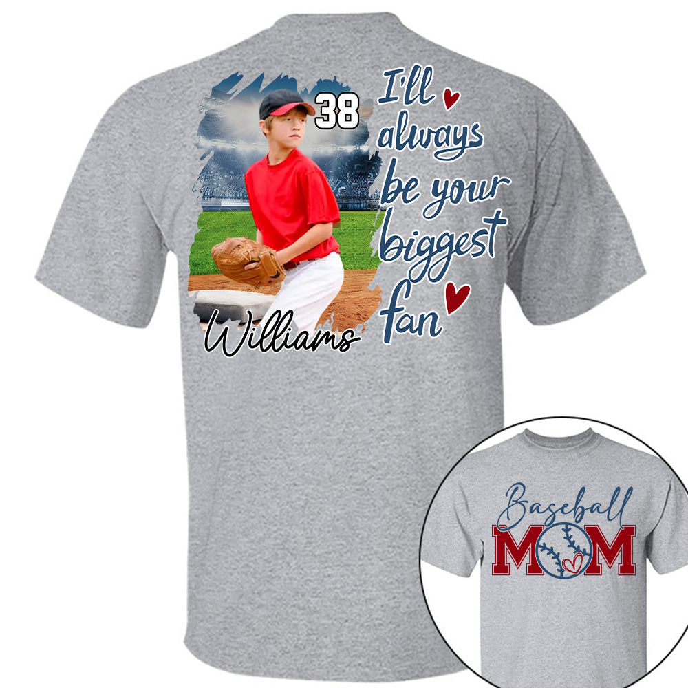 Baseball Mom Shirt, Personalized Baseball Shirt, Gift For Baseball Lover Vr2 Tu24