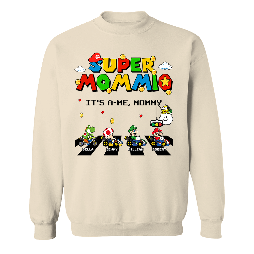 Super Mommio It's A Me Mommy Personalized Shirt Gifts For Mom