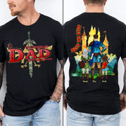 Custom The Legend of Dad – Keeper of Wisdom Shirt - Best Dad Ever - Father's Day 2025 Personalized Shirt Nh00