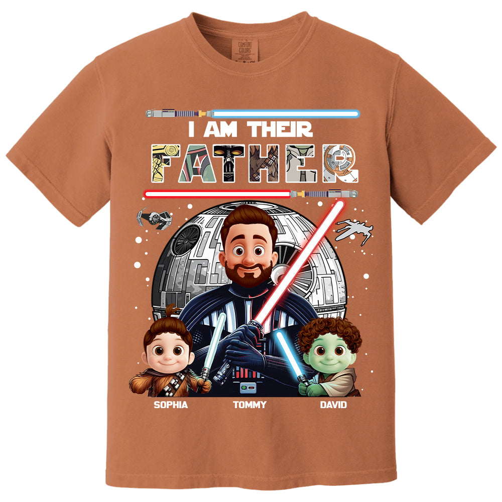 I Am Their Father, Personalized Dad Shirt, Father's Day Gift For Dad T1807 Nh00