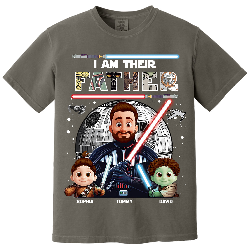 I Am Their Father, Personalized Dad Shirt, Father's Day Gift For Dad T1807 Nh00