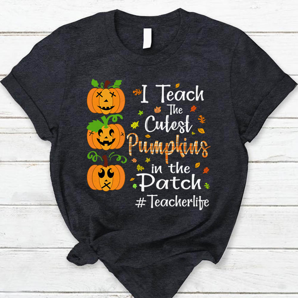 Personalized Pumpkin Shirt - See No Evil, Hear No Evil, Speak No Evil Teacher Halloween K1702 Trhn