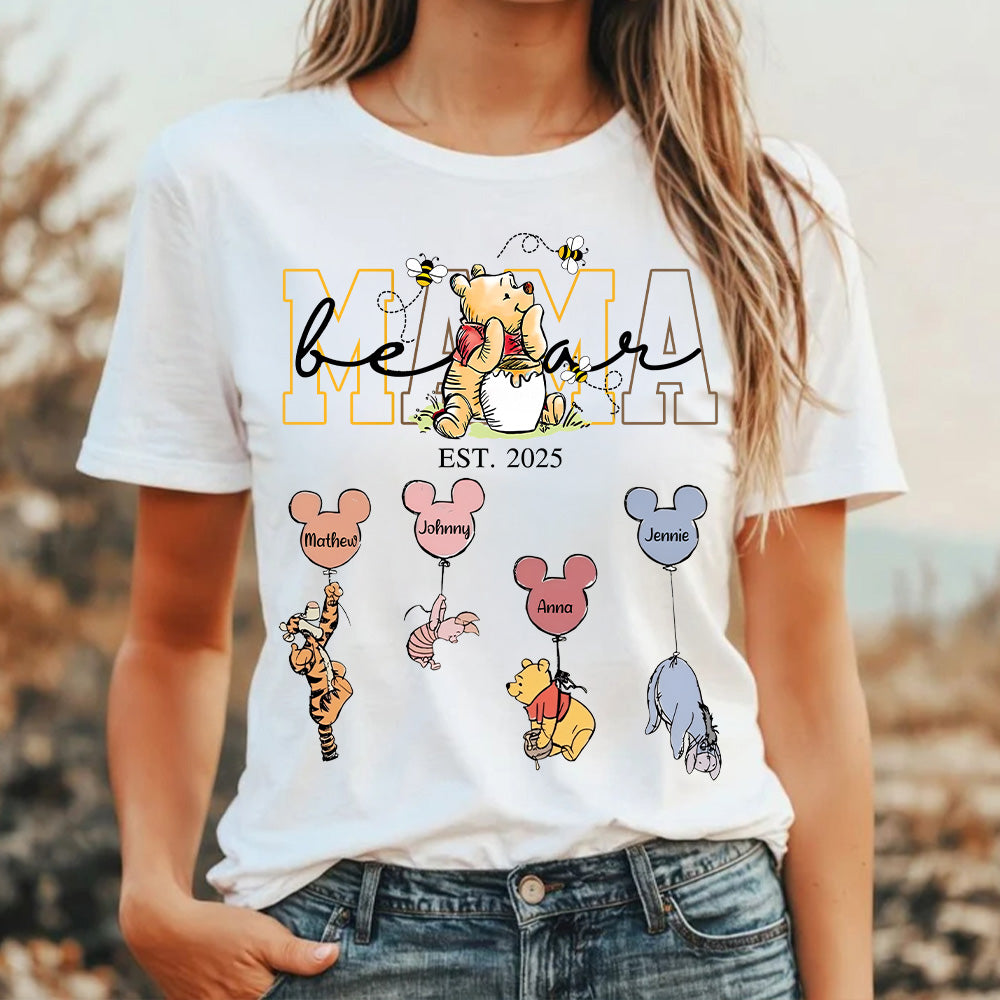 Mama Bear - Personalized Shirt For Mom Tu20