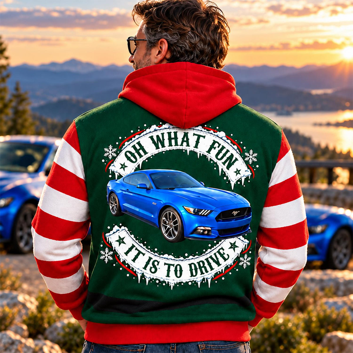 Oh What Fun It Is To Drive - Custom Photo Car All Over Print Shirts - Matching Couple 3D Shirts - Gift For Car Lover A2110 TL06