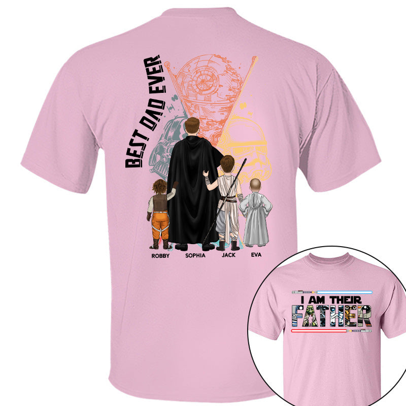 I Am Their Father - Personalized Shirt For Dad Grandpa Custom Clipart NA04 PT99